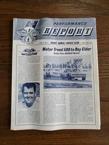 Vtg Hurst Performance Report Jan-Feb 1971 - Picture 1 of 3