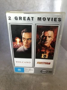 VOLCANO + FIRESTORM - DVD R4 2 MOVIES Australian Release Rare Disaster Movies. - Picture 1 of 5
