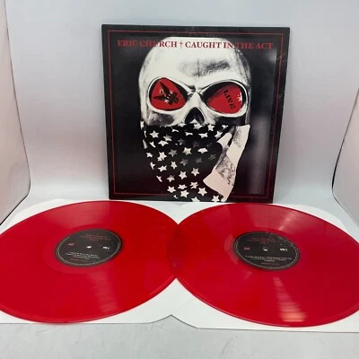 Eric Church ‎Caught In The Act Vinyl 2xLP US 2017 Limited Red Press NM/VG+ - Image 1 of 2