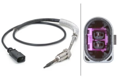 Hella 6PT 014 494-261 sensor, exhaust gas temperature for Audi, Seat, Skoda, VW - Image 1 of 3