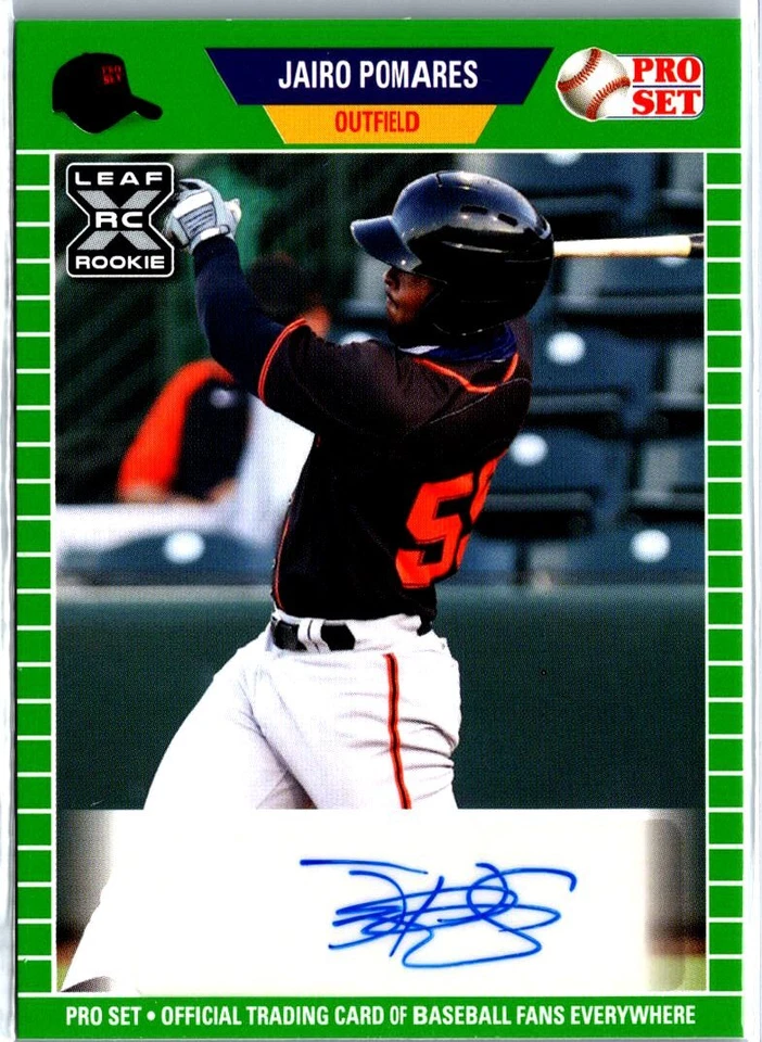 2021 Pro Set #PS-JP1 Jairo Pomares Autographs - Image 1 of 2