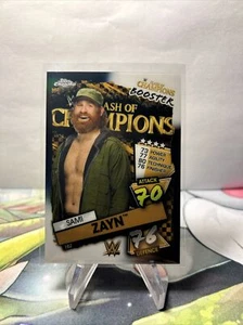 2021 WWE Topps Sami Zayn Slam Attax Clash Of Champions Black /10 Rare - Picture 1 of 6