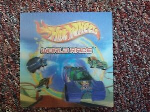Hot Wheels Holographic Promo Card ~ 2003 World Race 3D Movie