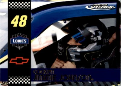 2008 Press Pass Speedway Cockpit Jimmie Johnson Lowe's Racing #CP10 NASCAR - Image 1 of 2
