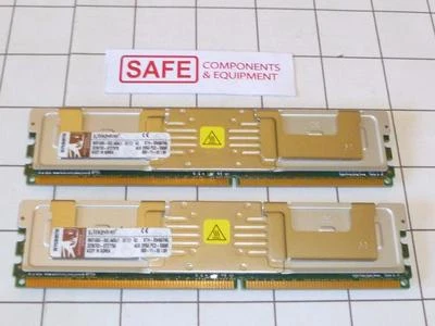 8GB Kit Kingston 2x4GB KTH-XW667/8G 240-Pin DIMM HP-Compaq Server Memory MM-008 - Image 1 of 3