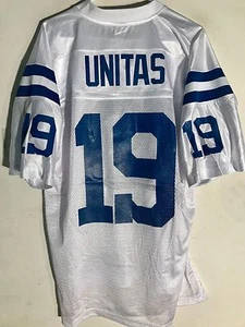 Camiseta deportiva de los Baltimore Colts de los Baltimore Johnny Unitas blanca talla M - Imagen 1 de 2