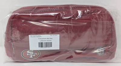 AUTÉNTICO Bolso Cinturón San Francisco 49ers Lululemon Everywhere Rojo Universitario En Mano  Foto 1 de 4