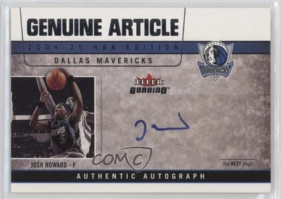 2004-05 Fleer подлинный товар авто /125 Джош Ховард #GAA/JH авто - Изображение 1 из 2