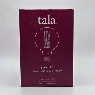 Tala Elva LED Tinted 6 Watt Light Bulb 480 Lumens Dimmable Warm Instant Light - Image 1 of 4