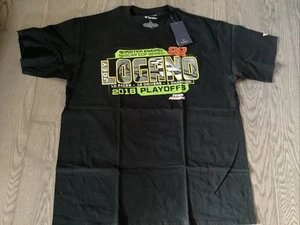 Men's Joey Logano Black 2018 Monster Energy NASCAR Cup Series Playoffs T- Shirt - Picture 1 of 2