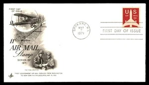 Mayfairstamps US FDC 1971 Air Mail 11c Airplane Pilots First Day Cover aat_05925 - Picture 1 of 2