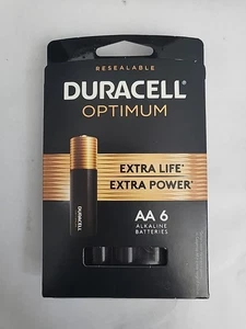 Duracell® Optimum AA Alkaline Batteries, Pack Of 6 - Picture 1 of 2