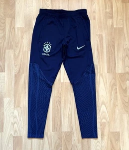 Pantaloni calcio Brasile Nike Dri Fit Strike blu navy uomo taglia small DH6477-498 - Foto 1 di 10
