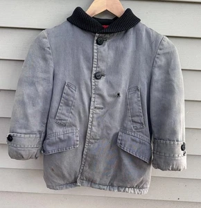 Vintage chore coat jacket boys child’s weatherpal by Jackie jumper Workwear - Picture 1 of 7