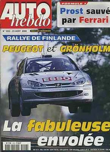 AUTO HEBDO Nr. 1253 vom 23. August 2000 FERRARI 360 MODENA RALLYE FINNLAND - Bild 1 von 1