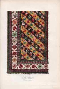 ART DECORATIF / CHROMO Tapis d' Orient 1882 - Imagen 1 de 1