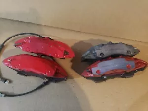 97-08 Porsche Cayman Boxster base LH y derecha juego de 4 pinzas de freno delanteras y traseras - Imagen 1 de 4
