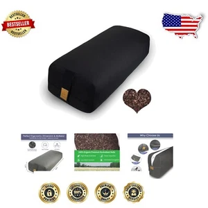 Ergonomisches Meditationskissen mit Bio Buchweizenrümpfen - Ideal zur Entspannung - Bild 1 von 10