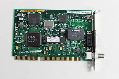 INTEL 309962-001 ISA 8/16 ETHERNET BD PCLA8100/8110/8120 PCLA81XX W/FLASH ROM - Image 1 of 3