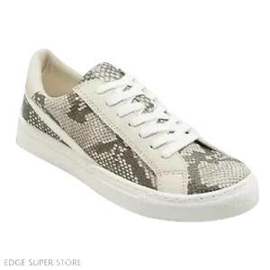 Zapatillas Universal Thread Brittin Blanco Gris Con Cordones Serpiente Estampado Pitón Talla 10 - Imagen 1 de 5
