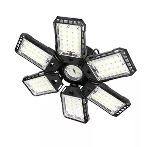 Starke Triburst multidirektionale 18000 Lumen superhelle LED Garagenleuchte Defo - Bild 1 von 7
