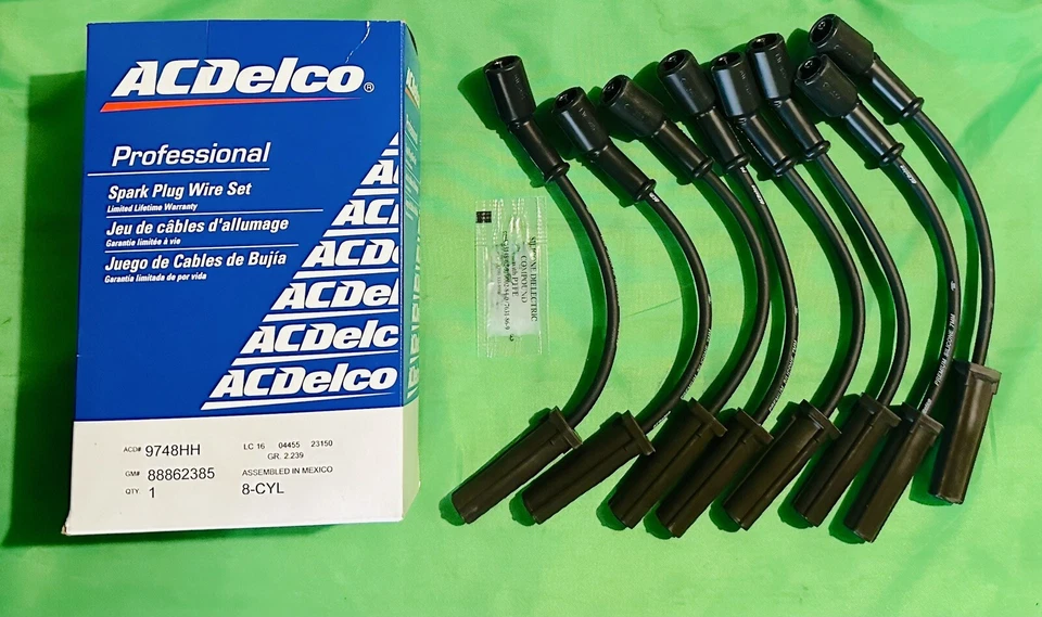 OEM ACDELCO Spark Plug Wire Set for Chevrolet Silverado Tahoe GM Sierra Yukon - Image 1 of 1