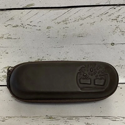 TIMBERLAND жесткий двусторонний логотип молнии очки солнцезащитные очки коричневый подлинный чехол только - Изображение 1 из 3