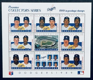 ST VINCENT MAJOR LEAGUE BASEBALL LOS ANGELES DODGERS STAMPS 1989 MNH SPORTS - Picture 1 of 1