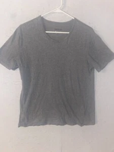 HUGO BOSS Women's Gray Solid Long Sleeve Crewneck Cotton M - Picture 1 of 6