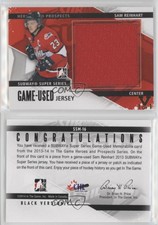 2013 ITG Heroes and Prospects Subway Series Game-Used Black Jersey Sam Reinhart