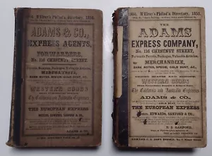 1854 & 1855 M'Elroy's Philadelphia Directories turned Newspaper Scrapbook - Picture 1 of 24