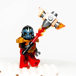 Minifigura LEGO Chima - Gorzan Fire Chi (loc091) 70145 70143 - Imagen 1 de 7