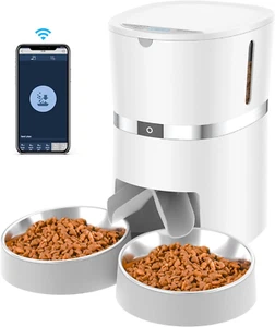 Automatic Cat Feeder, Smart Pet Food Dispenser with APP Control,WiFi Enabled Aut - Picture 1 of 12