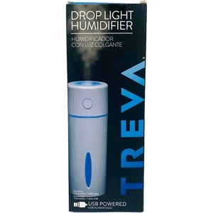 Treva Drop Light Humidifier USB Powered Misting Functions & Color-Changing Light - Picture 1 of 8