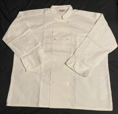 Uncommon threads White Chef coat size 3XL Long Sleeve Chef Jacket - Image 1 of 3
