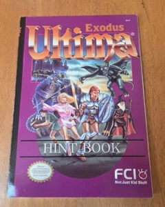 NES Ultima Exodus Clue Book Hint Strategy Guide Nintendo 1989 FCI Cluebook - Imagen 1 de 7