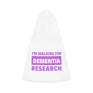 Pet Hoodie with Im Walking for Dementia Research - Picture 1 of 19