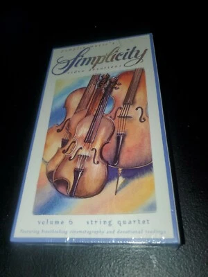 Pamplin Music's Simplicity Video Devotions Volume 6 String Quartet [VHS] NEW  - Image 1 of 2