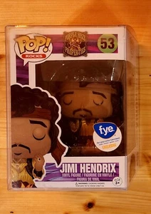 Funko Pop #53 Jimi Hendrix Brenngitarre 2017 GYE mit Schutz - GEWÖLBT - Bild 1 von 6