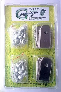 30 Messer 0,45mm Husqvarna Automower & 30 Schrauben BA3 - Picture 1 of 1