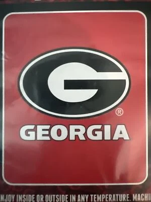 NEW University of Georgia Denali Double Thick Ultra Plush Blanket 72”x60”. - Image 1 of 4