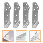  10pcs Angle Brackets Stainless Steel Corner Code Cabinet Supports Hanging