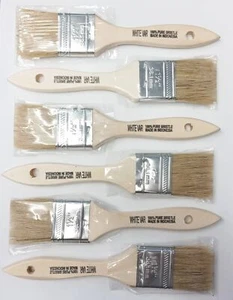 Advance 89697 Pennelli per pittura a setole pure bianchi VAR 1-1/2" 6 pezzi. - Foto 1 di 3
