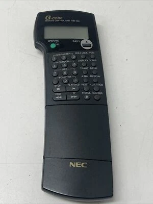 VINTAGE REMOTE TELEVISION TV VIDEO G CODE NEC ELECTRONIC - Image 1 of 4
