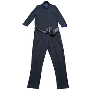 Marc o' Polo Donna Tuta 40-42 L-XL Nero Viscosa Jersey Tuta da Lavoro - Foto 1 di 14