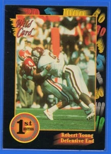 1991 Wild Card Draft #3 Robert Young - Picture 1 of 2