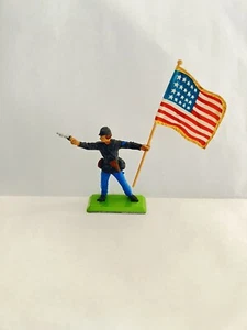 Gran Bretaña Detail Guerra Civil Americana Suboficial Federal con bandera y pistola (4) - Imagen 1 de 8