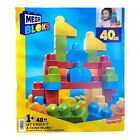 Mega Bloks First Builders Let's Build It 40 Piece Set Baby Toddler Construction 