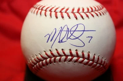 БЕЙСБОЛЬНАЯ КАРТОЧКА С АВТОГРАФОМ МАРКА КОТСЕЯ ИЗ ВЫСШЕЙ ЛИГИ БЕЙСБОЛА OML PADRES СЕРТИФИКАТ ПОДЛИННОСТИ - Изображение 1 из 4
