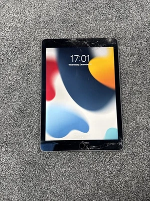 Apple iPad Air 2nd Gen Tablet 64GB WiFi + Cellular Space Grey A1567 Cracked - Image 1 of 4